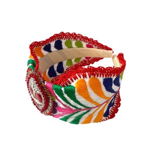 Diadema tipo turbante multicolor