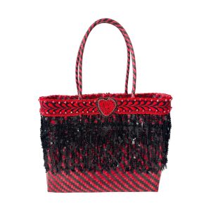 Bolsa lentejuelas bicolor