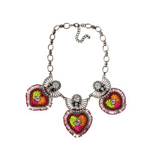 Maxicollar corazones primavera