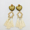 ARETES DORADOS IVORY