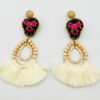 ARETES CATRINA BLANCA IVORY