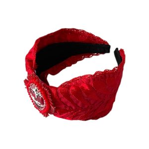 Diadema tipo turbante pasión