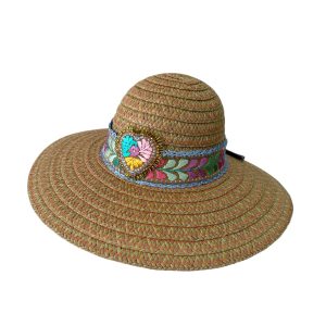 Sombrero corazón multicolor