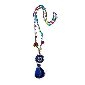 Collar ojo turco azul