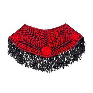 Capa negra con rojo