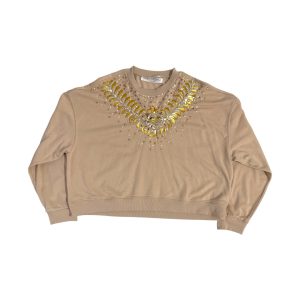 Sudadera color arena