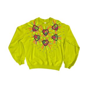 Sudadera color verde limón