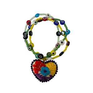 Pulsera de ojos multicolor