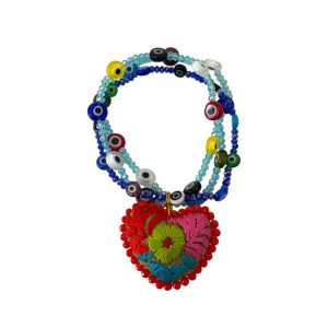 Pulsera de ojos multicolor