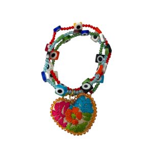 Pulsera de ojos multicolor